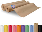 Brown Kraft Paper Roll 18" x 2160" (180 feet), Pack of 2 - USA-Made Brown Paper 30lb Thickness for Packing, Moving, Shipping, Crafts/Arts - 100% Recycled Natural Wrapping Material by IDL Packaging