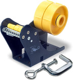 Excell LD-222 Manual Label Dispenser (2" Wide, 3" Core): Works with 2" or 1" Wide Labels. Easy Peel-Off Design. Includes C-clamp for mounting on desks or workstations. Efficient and Versatile.