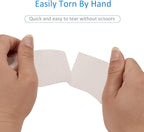 24 Pack Self Adherent Cohesive Wrap Bandages Non Woven Cohesive Bandage Elastic Self Adhesive Bandage Wrap Sports Athletic Tape First Aid Tape for Wrist Ankle Pet Vet Wrap Grip Cover 2 inch (White)