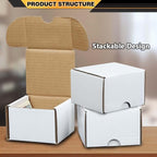 10pcs New Max Pro 200 count Cardboard Baseball/Trading Card Storage Boxes box White Corrugated Paper