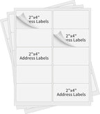 200 Sheets Shipping Address Labels for Laser and Inkjet Printer 2x4, 2000 Labels 10 Up Strong Adhesive Internet Mailing Shipping Labels