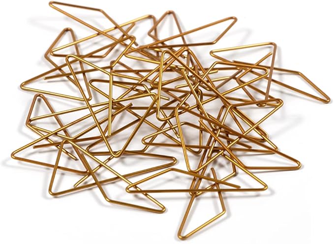 JAM PAPER Colorful Butterfly Clips - Gold Paper Clamps - 15/Pack