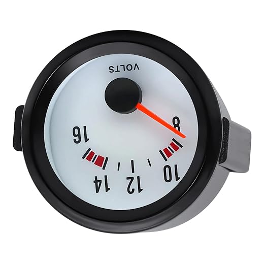 2" 52mm Voltage Gauge Digital Blue LED Voltmeter Meter 8-16V for Cars