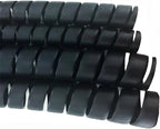 Spiral Wrap Hose Cable Protector - 1.25" OD x 20' Pre-Cut Lengths-Safe Hose Protector to Avoid Wear and Extend Life for Hydraulic Pneumatic Hoses