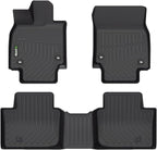 HAFIDI® Floor Mats Fit for 2025-2026 Toyota Crown Signia & 2023-2026 Toyota Crown All Weather Protection TPE Car Floor Liners, Fits 1st & 2nd Row Full Set Custom Accessories, Black
