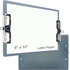 Aluminum Metal Clipboard Sturdy Stainless Hangable with Pen Holder Double Clip Board Size Letter A4 9" x 12.6" for School Office Business Medical Professionals Workshop Factory