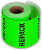 Kenco 3" X 5" Repack Fluorescent Shipping Label Stickers for Shipping and Packing - 500 Adhesive Labels Per Roll (10 Pack)