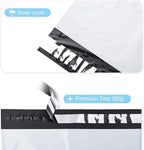 Fuxury Poly Mailers 19x24Inch 250Pcs,Waterproof Shipping Bags for Clothing,Strong Adhesive Shipping Envelopes for Small Business,Self Seal Heavy Duty Poly Mailer Bags,Flexible Mailing Bags White