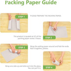 Large Packing Paper Sheets for Moving 31in x 21.5 in, 100 Sheets Newsprint Packing Paper for Moving Supplies, Shipping, Wrapping and Box Filler 4.3Lbs