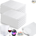 100 Pack Foam Pouches, Cushion Foam Wrap Pouches for Moving and Storing, 10"x12" Foam Wrap Pouches Protect Fragile Items, Protect Mug, Glasses, China, and Dishes, Packing supplies