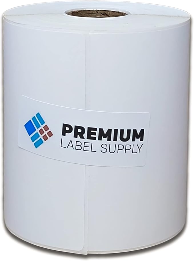 Premium Label Supply 4x8 Direct Thermal Shipping Labels - 200 Labels per Roll - 1'' Core - 10 Rolls (2000 Labels)