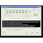 SellEton SL-915-SS NTEP/Legal for Trade Stainless Steel Wash-Down Bench Scale with Free Software 10" X 10" (60 lbs X 0.002 lb)