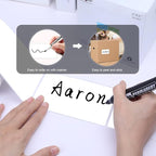 PARLAIM 3" x 5" Rectangle Adhesive Color Code Stickers,500 per Dispenser Box Roll Square Label Inventory Stickers (White)