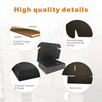 50 Pack 9x6x2'' Small Shipping Boxes, Corrugated Cardboard Mailers for Business, Black (CM962B)
