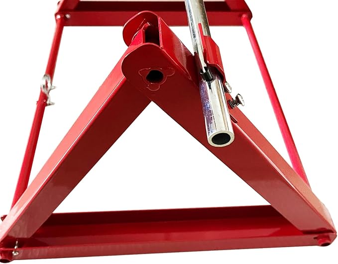Cable Reel Drum Roller Holder Wire Dispenser Cable Rack Fold Spool Holder Dispenser RED B