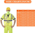 A-SAFETY High vis Reflective Mesh safety Vest ANSI Class 3