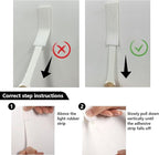 12 Pairs Picture Hanging Strips Heavy Duty, Picture Hangers Without Nails, Picture Hanging kit no Wall Damage Free No Nails Adhesive Strips