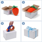 Hoikwo 8x6x5 (external dimensions) Small Shipping Boxes Set of 25, White Corrugated Cardboard Box for Small Business for Packaging Mailing