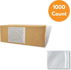 7x10 Inch Packing Slip Envelope Pouches, Mailing Bag Sleeves, Clear White, 7 x 10 inch, Self Adhesive, 1000 Pack