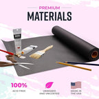Bryco Goods Black Kraft Paper Roll - 36 Inch x 100 Feet - Made in USA - Ideal for Packing, Shipping, Arts & Crafts, Poster, Bulletin Board, Decorations, Bouquet, Gift Wrapping