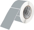 Perco Grey Labels 3x5 Inch 500 Stickers/Roll with Easy Peel Perforation and Strong Adhesion for Inventory Management, Color Coding, Moving Boxes, Retail, Organizing & Crafts – Made in USA