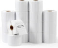 2.25"x 1.25" Direct Thermal Labels-Perforated Barcodes, Shipping Label Paper, Compatible with Zebra & Rollo Printers（16 Rolls，1000 Labels/Roll）