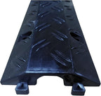 Electriduct Drop Trak Cable & Hose Protector Cord Cover - MINI - Black - 2 Pack