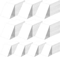 SJPACK 4 x 6 Fanfold Label, 10000 Thermal Shipping Labels for FedEx Shipping Label (10 Stack- 10000 Labels)