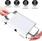 Fuxury Bubble Mailers 4x8" White Padded Envelopes 1000Pack Strong Adhesion Thick Padded Mailers for Small Business Mailing Small Items,Jewelry,Makeup