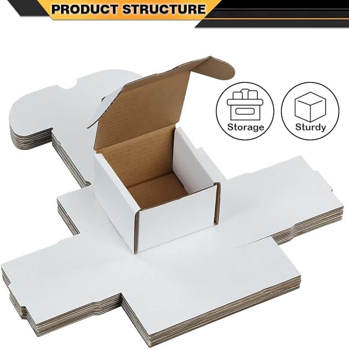 10pcs New Max Pro 200 count Cardboard Baseball/Trading Card Storage Boxes box White Corrugated Paper