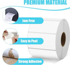 iDPRT 2.28' 1.18' Multi-Purpose Direct Thermal Labels (58mm30mm), Self-Adhesive Thermal Sticker for Address, Barcode, Compatible with iDPRT, Rollo, Zebra, etc, 1 Roll - 1000pcs, White