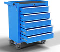 5-Drawer Metal Rolling Tool Chest with Wheels,Tool Storage Cabinet with Locking System，Toolbox with Wheels for Garage, Warehouse, Workshop, Repair Shop