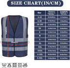 AYKRM 12 colour High visibility viz vest hi vis viz reflective work construction safety vest (XS-8XL)