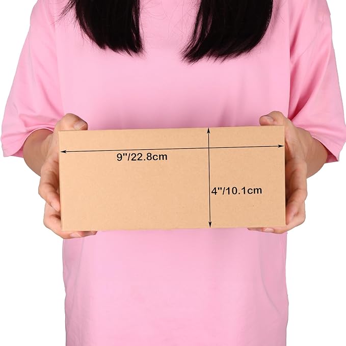 EdenseeLake 40 Pack 9x5x4 inches Shipping Boxes Small Cardboard Boxes for Packing, Moving, Mailing, Brown