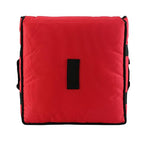 Insulated Food Delivery Bag Pizza Delivery Bags Professional Pizza Warmer Carrier Bags Moisture Free for Three 16" Pizza (PB03-0016-RED)