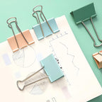 M&G Binder Clips 36 Pcs Colorful Assorted Size Clips, Extra Large Clips 2in*12Pc& Medium Clips 1.25in*24Pc, Boxed Paper Clips for Home, School and Office Supplies