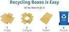 Secure Seal - 12x6x6 Pack of 50 Corrugated Cardboard Packing Shipping Mailing Moving Carton Boxes