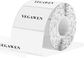 3x2 Inch Transparent Thermal Labels Stickers, Self-Adhesive Clear Waterproof Stickers for Logo Design, Direct Thermal Labels- 200 Sheets
