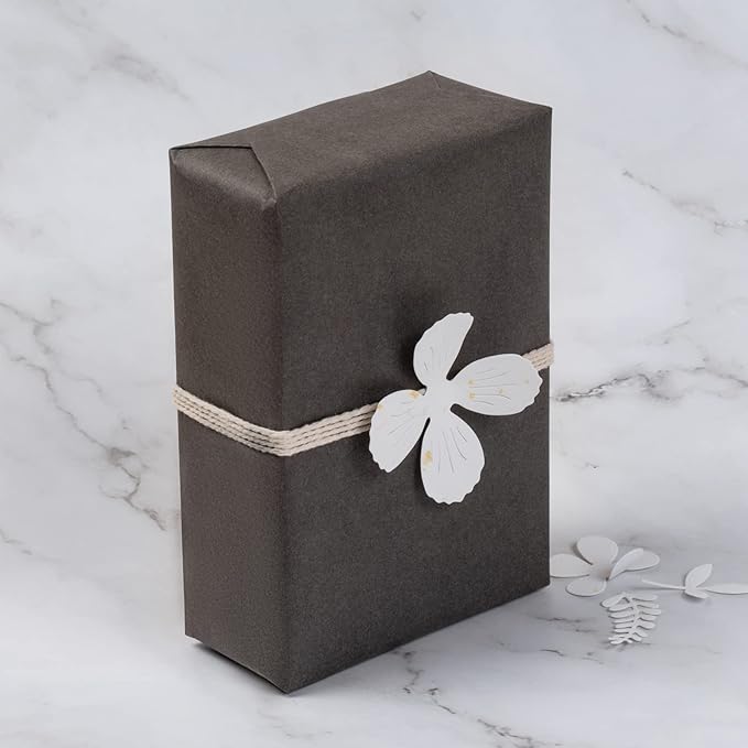RUSPEPA Dark Gray Kraft Paper Roll - 12 inches x 100 feet - Natural Recyclable Paper Perfect for Crafts, Art, Small Wrapping, Packing, Postal, Shipping, Dunnage & Parcel