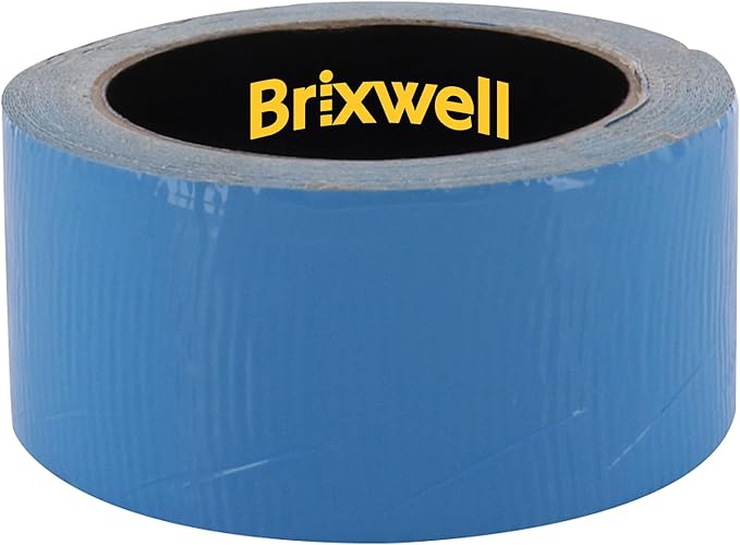 Brixwell 3 Rolls - Blue Double Coated Carpet Tape 2 Inch x 12 Yard Made in The USA