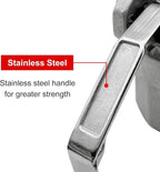 2PCS Aluminum Type DC Cam and Groove Fitting, Female Coupler x Female NPT, with 2PCS Camlock Gasket Fitting (0.75")