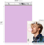 Fuxury Poly Mailers 14.5x19 Inch 200 Pcs, Waterproof Shipping Bags for Clothing, Strong Adhensive Shipping Envelopes for Small Business Suppliers, Self Seal Mailers Poly Bags Mailing Envelopes Purple