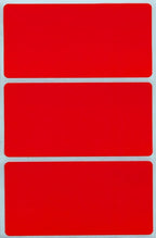 Royal Green Rectangular Stickers Color-Coding Labels for Organizing, Moving, and Storage Boxes 4" x 2" Stickers to Write On Name Tags, 150-Pack (Red)