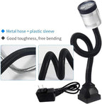 Flexible Work Light, Led Machine Light, Led Flexible Gooseneck Light 900 Lumens with 20inch Flexible Gooseneck 120 Volt for Lathe Workbench Bandsaw and Machine Tool