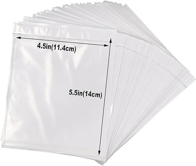 4.5x5.5 Packing List Mailing Envelopes Shipping Envelopes Packing List Clear Adhesive Shipping Label Sleeves Shipping Supplies for Small Businesses(500 Pcs)