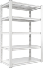 Raybee 72''H Garage Shelving, Storage Shelves 2010LBS, Adjustable 5 Tier Metal Shelving, Closet Garage Shelves Pantry Shelf for Kitchen Closet 72''H*31.7''W*16.3''D