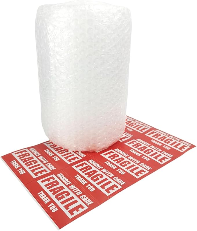 Bubble Cushioning Wrap Roll 8in x 36ft 1roll Bubble Cushion Packing Wrap for Moving & Shipping Heavy Duty Protection for Mailing & Packaging Boxes
