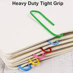 Paper Clips?100PCS Paper Clips Large 2 Inch (50mm), Durable & Rust Resistant Colored Paper Clips Ideal for Office School and Personal Document Organization