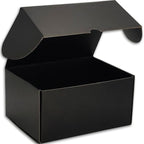 8x6x4 inches Small Shipping Boxes Set of 25 - Black Mailer Corrugated Cardboard Boxes for Shipping Packaging Mailing Products