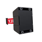 Crowd Control Warehouse - CCW Series WMB-230 Fixed Wall Mount Retractable Belt Barrier - 30 Foot, Authorized Access Only Belt with Black ABS Case, Crowd Control Barriers